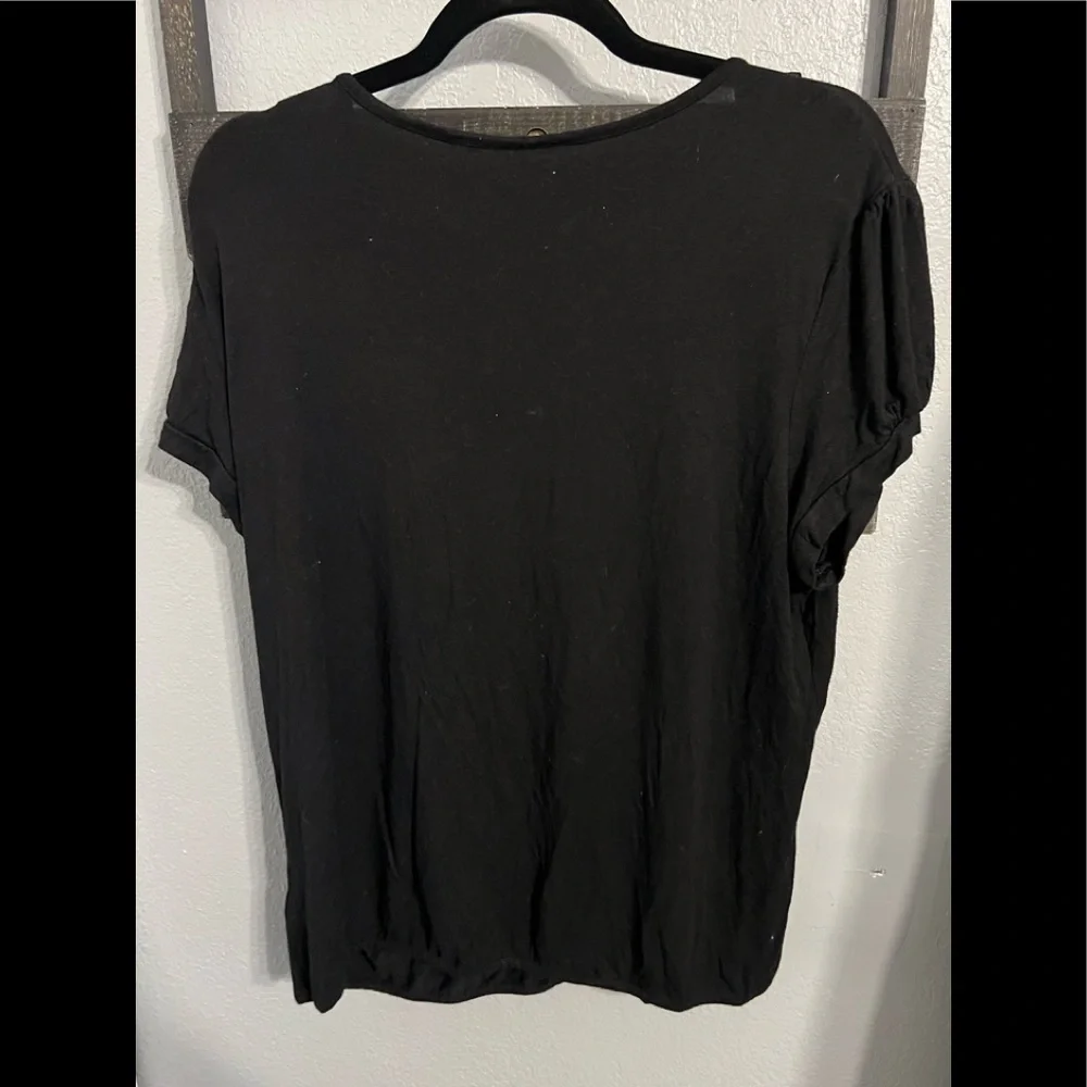 Fred David Black Blouse